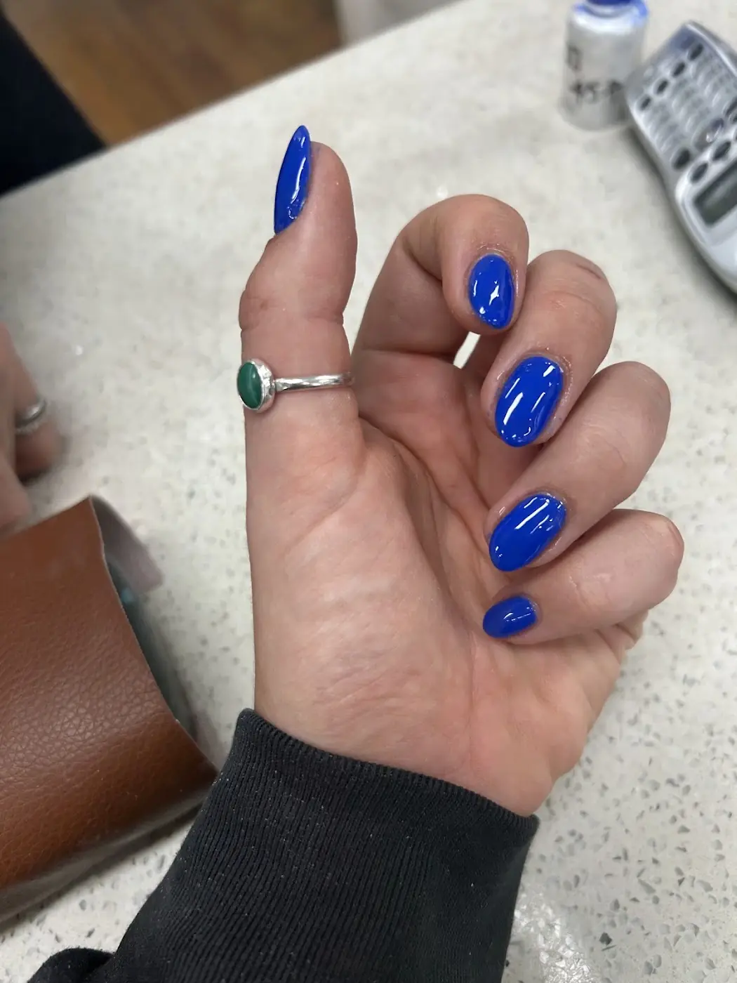 Cobalt blue nails